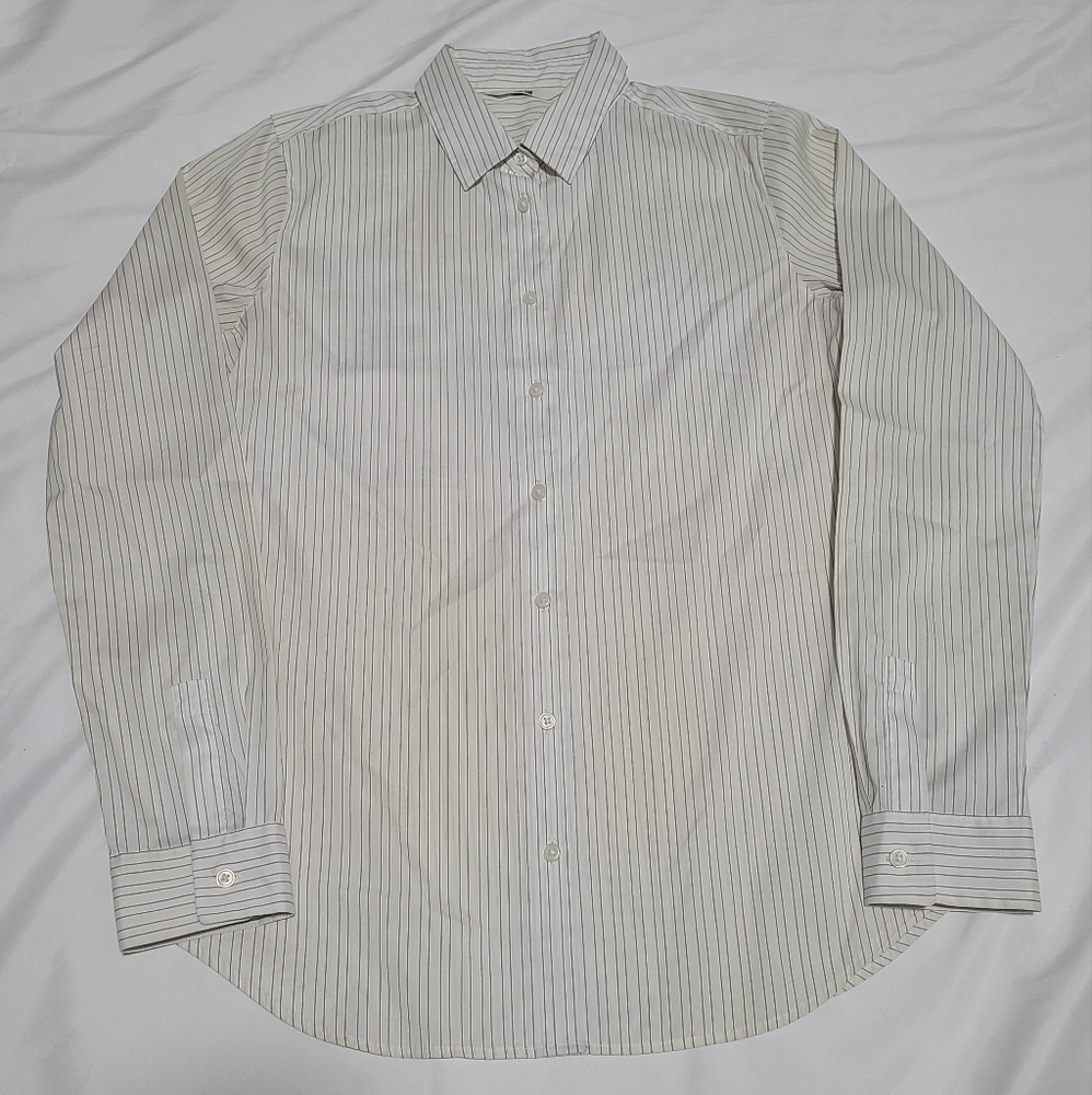 Women Striped Button-Down Shirt SZ Small UNIQLO